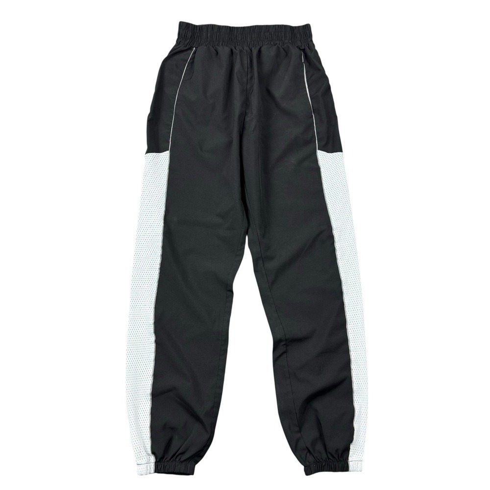 Trackpants Joggers Men Small Black White Workout Gym Sportswear Lightweight